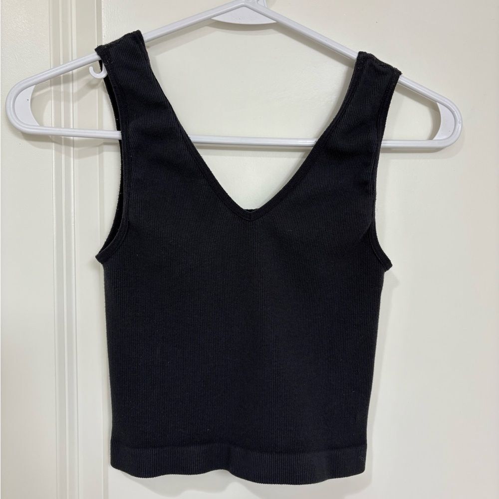 Urban outfitter blank ribbed tank top size XS